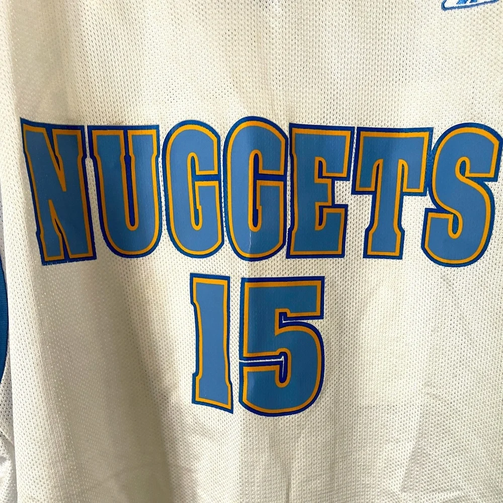 NBA Reebok Denver Nuggets Carmelo Anthony Basketball Jersey‎ #15 2XL